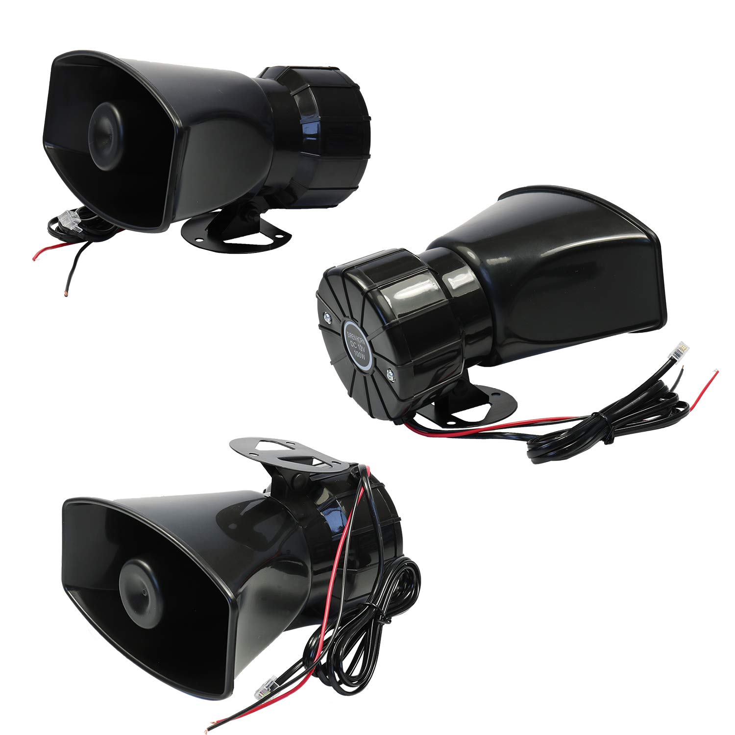 Amazon.com: Car Siren Horn 7 Tone Sound Siren Police Mic PA